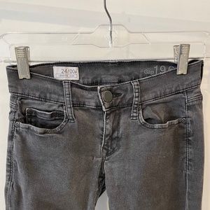 Faded Black Skinny Jeans Gap 00P